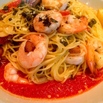 Tomatina - Generous portion of their Shrimp Capellini pasta - Pizza Near Me - Santa Clara, California Tomatina - Generous portion of their Shrimp Capellini pasta - Pizza Near Me - Santa Clara, California
