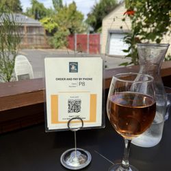 Rose and link to menu