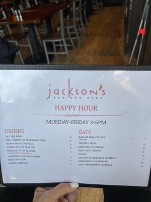 Menu photo 7 Jackson's Bar and Oven Santa Rosa, CA