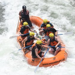 Cascade Raft & Kayak - Nobody fell out of our raft all day... Including all the class 4's.