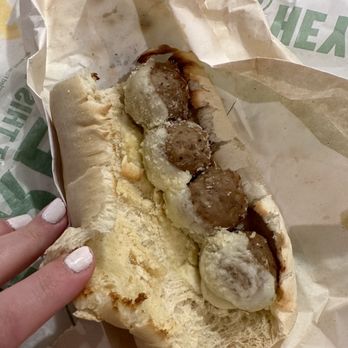 Subway Restaurants - Meatball marinara sub.... No marinara? - Sandwiches Near Me - Arlington, Tennessee