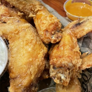 Rooster’s - Wings, didn't know they were this huge - Chicken Wings Near Me - Miamisburg, Ohio