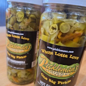 Pickleman's Gourmet Cafe - Brats style giardiniera - Pizza Near Me - Columbia, Missouri Pickleman's Gourmet Cafe - Brats style giardiniera - Pizza Near Me - Columbia, Missouri