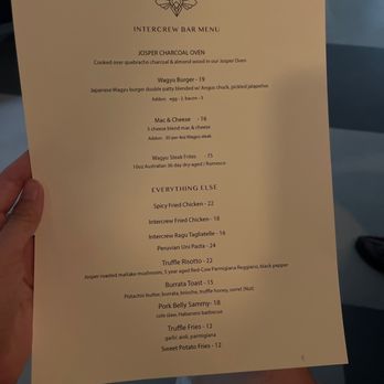 Intercrew - Menu - Cocktail Bars Near Me - Los Angeles, California Intercrew - Menu - Cocktail Bars Near Me - Los Angeles, California