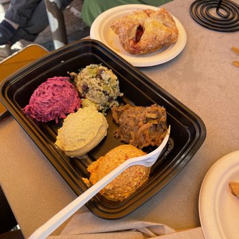 SOFRA Bakery & Cafe - dip variety - Middle Eastern Near Me - Cambridge, Massachusetts