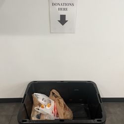 77 Grounds Coffee - Donations box