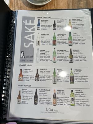 Menu photo 2 NOA Sushi Beaverton, OR
