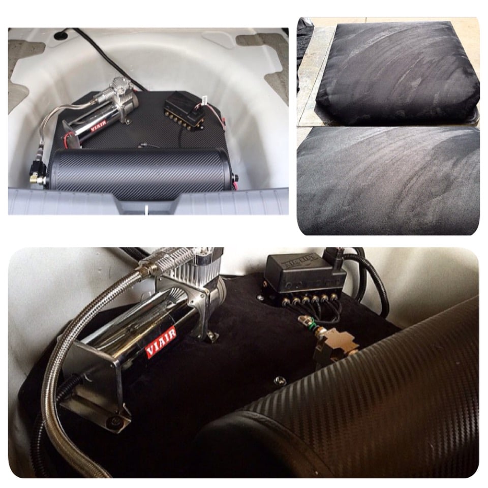 Custom Functionz - Before/after trunk setup. "Pillow" floor, water trap relocation/replacement, wire loom for cleaner look - Auto Parts & Supplies Near Me - White Plains, Maryland Custom Functionz - Before/after trunk setup. "Pillow" floor, water trap relocation/replacement, wire loom for cleaner look - Auto Parts & Supplies Near Me - White Plains, Maryland