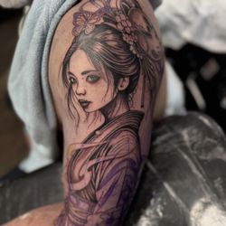 Jimmylai Tattoos - Geisha Halfsleeve