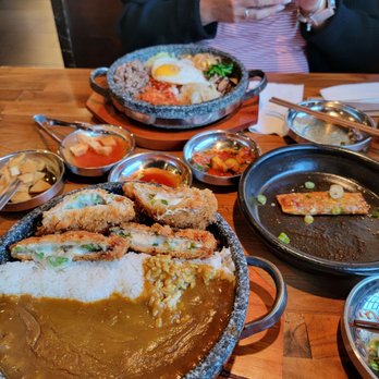 Jin Cook - Fried dumplings, jalapeno cheese curry and bibimbap - Korean Near Me - Buena Park, California