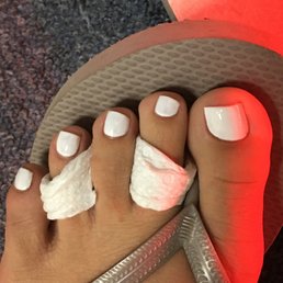 I didn't ask for slanted nails.. ended up filing the nails myself for square shape and now my nails are shorter then I wanted I didn't ask for slanted nails.. ended up filing the nails myself for square shape and now my nails are shorter then I wanted