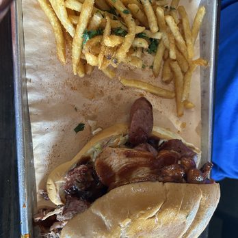 Gettin' Basted - Blackout with a side of fries - Barbeque Near Me - Branson, Missouri Gettin' Basted - Blackout with a side of fries - Barbeque Near Me - Branson, Missouri