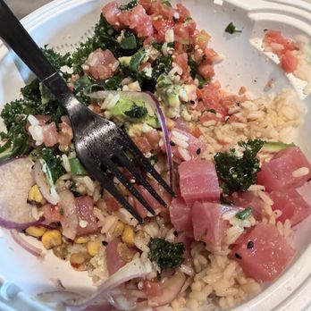 California Fish Grill - PONZU POKE BOWL - Seafood Near Me - Riverside, California