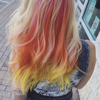 Elite Spa - Sunset hair by Lily - Nail Salons Near Me - Fort Worth, Texas