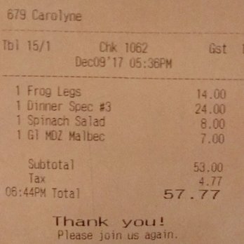 Foolish Frog - Our ticket - Seafood Near Me - Saint Helena Island, South Carolina Foolish Frog - Our ticket - Seafood Near Me - Saint Helena Island, South Carolina