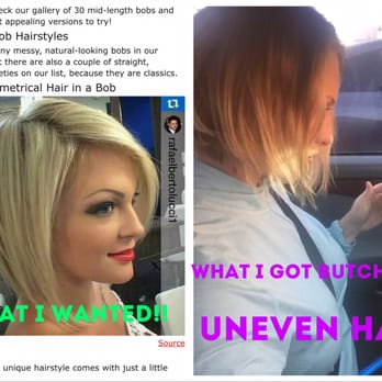 First Impressions Salon & Spa - This first photo is what I wanted. The second photo is what I got. - Hair Salons Near Me - Benicia, California