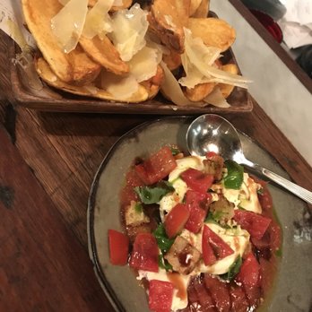 Depot - The Burrata with tomatoes is a must try!  The potato skins were a good option too. - Tapas/Small Plates Near Me - Auckland, AUK