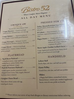 Menu photo 2 Bistro 52 Hopewell Junction, NY Menu photo 2 Bistro 52 Hopewell Junction, NY
