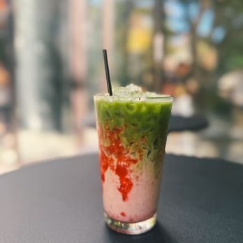Forever By 18 Grams - Strawberry Matcha Latte - Coffee & Tea Near Me - Sacramento, California Forever By 18 Grams - Strawberry Matcha Latte - Coffee & Tea Near Me - Sacramento, California