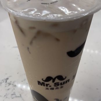 Mr Sun Tea - Golden Brown Sugar Boba Milk Tea - Bubble Tea Near Me - Mountain View, California