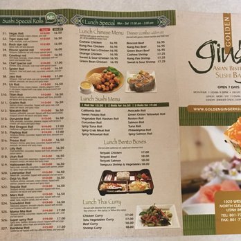 Golden Ginger Bistro 154 Photos 141 Reviews Asian Fusion 1020 W 300th N Clearfield Ut Restaurant Reviews Phone Number Menu