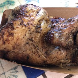 Roli Roti Gourmet Rotisserie - Winner winner! Chicken dinner. And this is just half the bird!