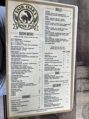 Menu photo 3 Fair Oaks Brew Pub Fair Oaks, CA Menu photo 3 Fair Oaks Brew Pub Fair Oaks, CA