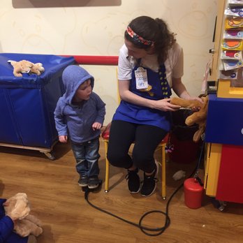Build-A-Bear Workshop - Filling his stuffy. - Toy Stores Near Me - Pleasanton, California