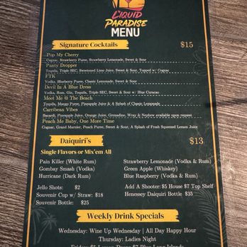 Liquid Paradise - Tapas Bars Near Me - Lauderhill, Florida