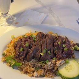 Fried rice with skirt steak perfectly Fried rice with skirt steak perfectly