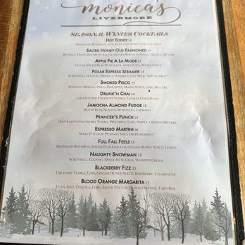 Monica's Livermore - Seasonal Cocktail Li's - Breakfast & Brunch Near Me - Livermore, California Monica's Livermore - Seasonal Cocktail Li's - Breakfast & Brunch Near Me - Livermore, California