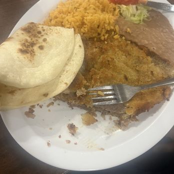 La Barranca - Milanesa plate ( we were hungry ) - Mexican Near Me - San Antonio, Texas