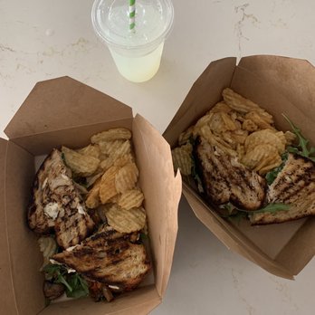 Cafe Alma - Paninis (mushroom panini and tuna salad) and a lemonade - Cafes Near Me - San Francisco, California