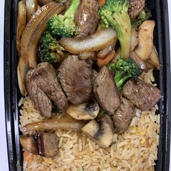 Asian House - Hibachi steak lunch with vegetable fried rice - Chinese Near Me - Hicksville, New York
