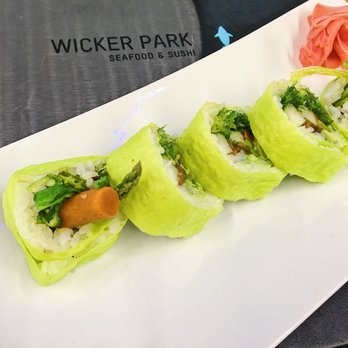 Wicker Park Sushi - Specialty Veggie Rolls - How could you resist these vibrant colored wraps? - Sushi Bars Near Me - Chicago, Illinois Wicker Park Sushi - Specialty Veggie Rolls - How could you resist these vibrant colored wraps? - Sushi Bars Near Me - Chicago, Illinois