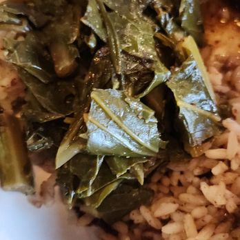 Chef Rob's Cafe & Bar - Look at the side of greens compared to the bowl. Portions are uneven. - Caribbean Near Me - Atlanta, Georgia Chef Rob's Cafe & Bar - Look at the side of greens compared to the bowl. Portions are uneven. - Caribbean Near Me - Atlanta, Georgia