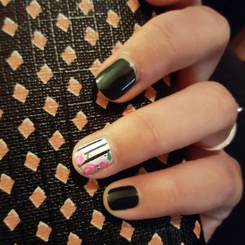 poshmanipedi - Roses and stripes - Thank you, Carol! - Nail Salons Near Me - Havertown, Pennsylvania