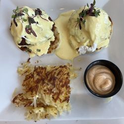 Hurricane Cafe - Crabcake Benedict