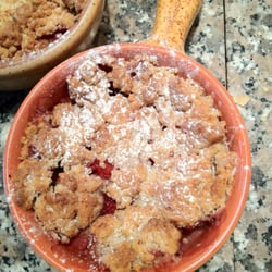 Le Relais du Chablais - Indivual crumbles - DELICIOUS!