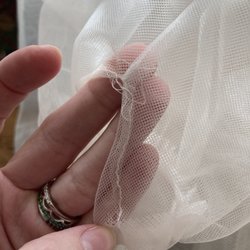 Topaz Thimble - Uneven seams - this one was so poor it missed both pieces of fabric.
