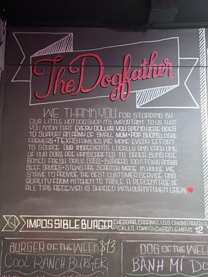 Menu photo 3 The Dogfather San Antonio, TX Menu photo 3 The Dogfather San Antonio, TX