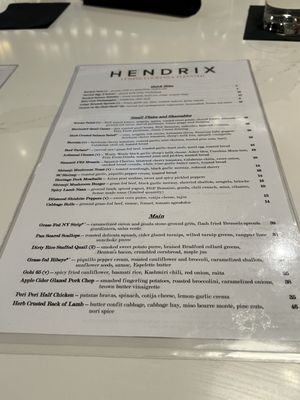 Menu photo 3 Hendrix Columbia, SC Menu photo 3 Hendrix Columbia, SC