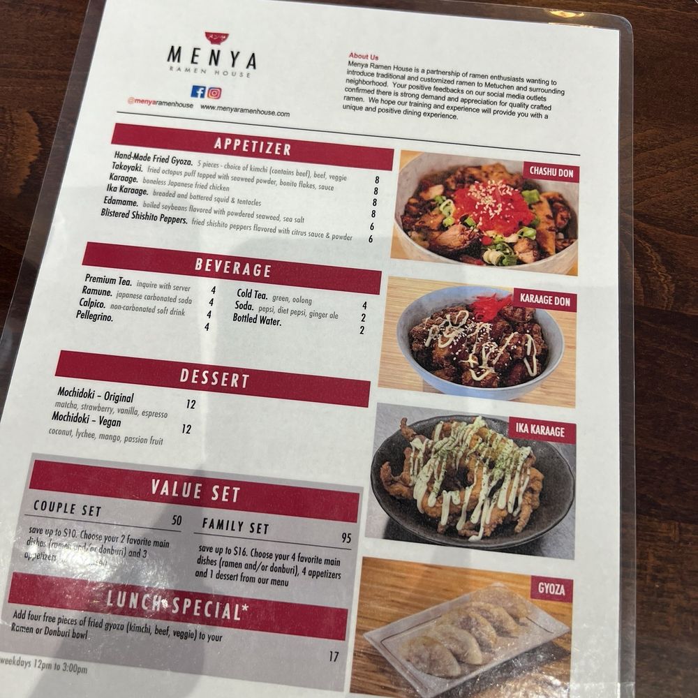 Menya Ramen House - Menu June 2024 - Ramen Near Me - Ridgewood, New Jersey Menya Ramen House - Menu June 2024 - Ramen Near Me - Ridgewood, New Jersey