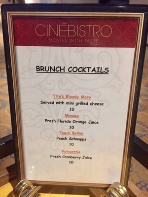 Menu photo 5 CMX CinéBistro Siesta Key Sarasota, FL Menu photo 5 CMX CinéBistro Siesta Key Sarasota, FL