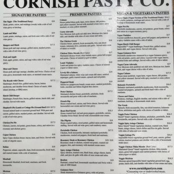 Cornish Pasty Co - Menu - British Near Me - Flagstaff, Arizona Cornish Pasty Co - Menu - British Near Me - Flagstaff, Arizona