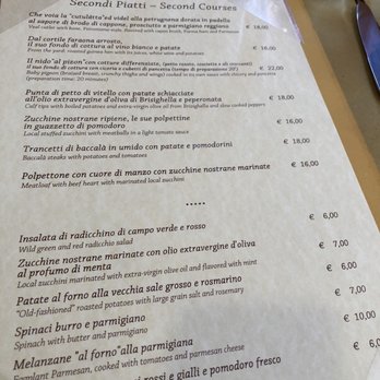 All'Osteria Bottega - Lunch menu, part 4 (5/26/2018) - Emilian Near Me - Bologna, BO
