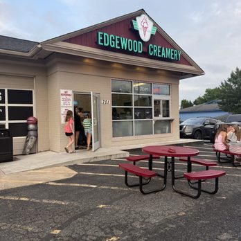Edgewood Creamery - Storefront and some exterior seating. - Ice Cream & Frozen Yogurt Near Me - Edgewood, Maryland Edgewood Creamery - Storefront and some exterior seating. - Ice Cream & Frozen Yogurt Near Me - Edgewood, Maryland