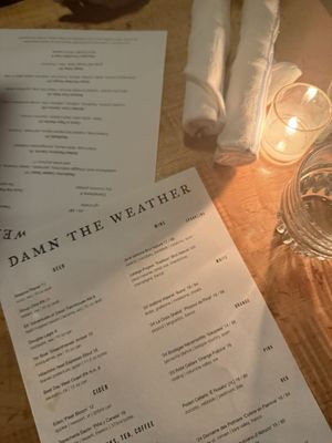 Menu photo 1 Damn the Weather Seattle, WA Menu photo 1 Damn the Weather Seattle, WA