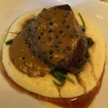Ellie's Tap & Vine - Creekside Farm 8 oz center cut filet. Au Poivre - American Near Me - Santa Ynez, California Ellie's Tap & Vine - Creekside Farm 8 oz center cut filet. Au Poivre - American Near Me - Santa Ynez, California