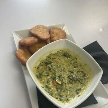 Chef’s Corner - Collard green dip!! Will try again! - Soul Food Near Me - Fort Worth, Texas